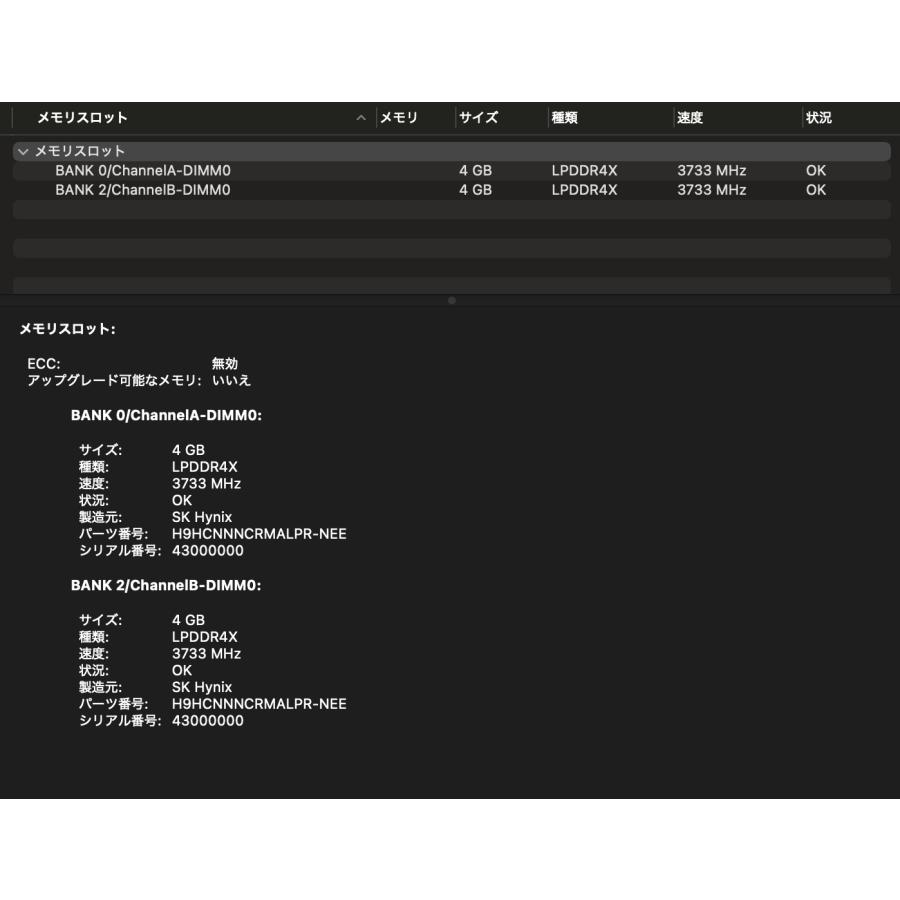 MacBook Air（Retina,13インチ,2020）256GB/8GB〈MWTJ2J/A〉(5)の画像