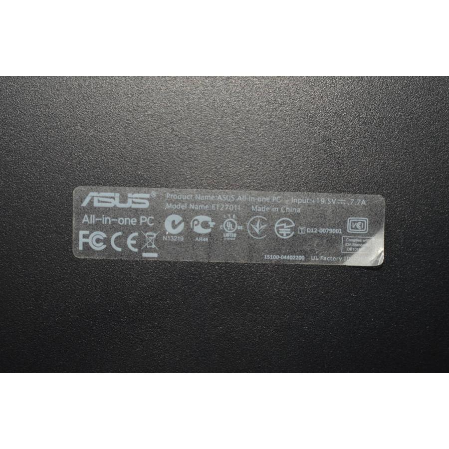 一体型パソコン ASUS ET2701I 最新Windows11+office 高性能i7-3770S 