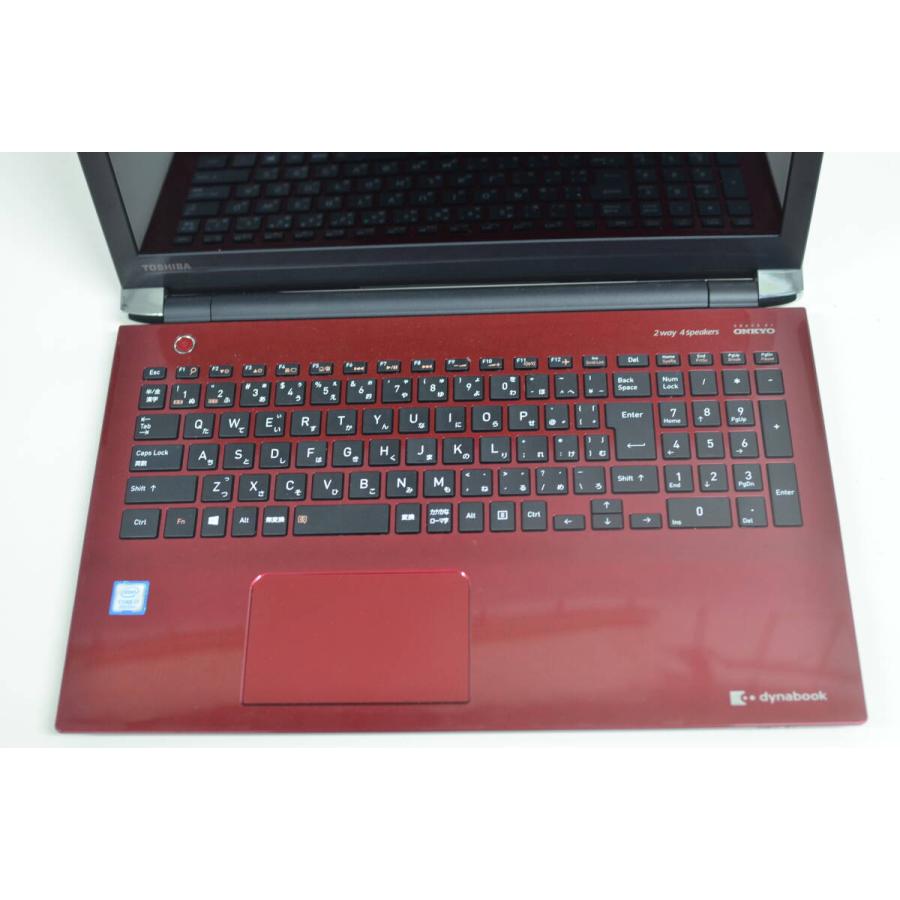 中古良品ノートパソコン 東芝 T75/GW Windows11+office 爆速SSD512GB core i7-8550U/メモリ8GB/15.6インチ/無線内蔵/ブルーレイ/Webカメラ 中古ノートパソコン 東芝 T75/GRD Windows11+office 高性能core i7