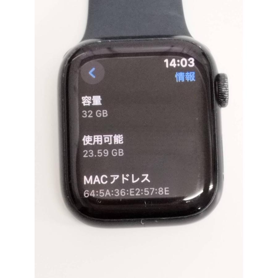 訳アリ】Apple Watch Series 7/GPS/41mm/A2473/ミッドナイト〈MKMX3J/A