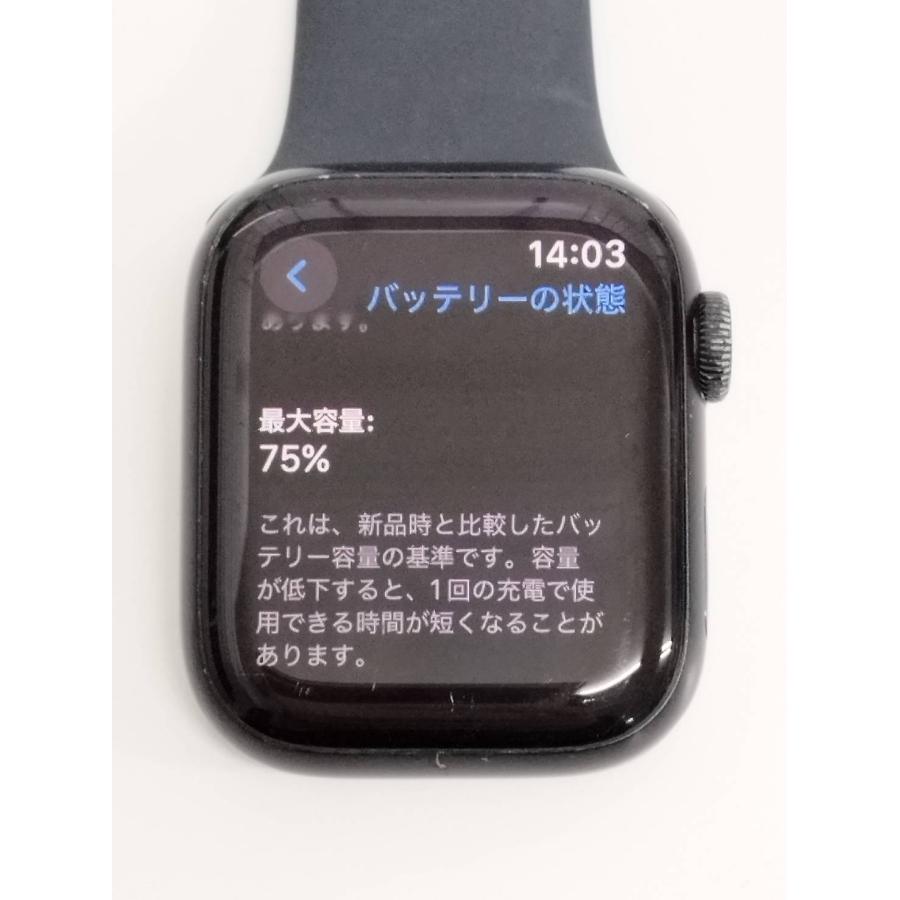 訳アリ】Apple Watch Series 7/GPS/41mm/A2473/ミッドナイト〈MKMX3J/A 