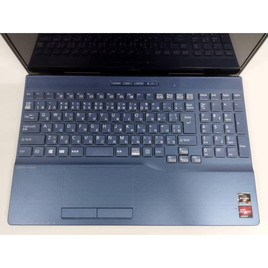 中古良品ノートパソコン 富士通 AH55/F3 Windows11+office 爆速SSD512GB AMD Ryzen 7/メモリ16GB/15.6インチ/webカメラ/Blu-ray搭載 中古良品ノートパソコン 富士通 AH55/F3 Windows11+office 爆速