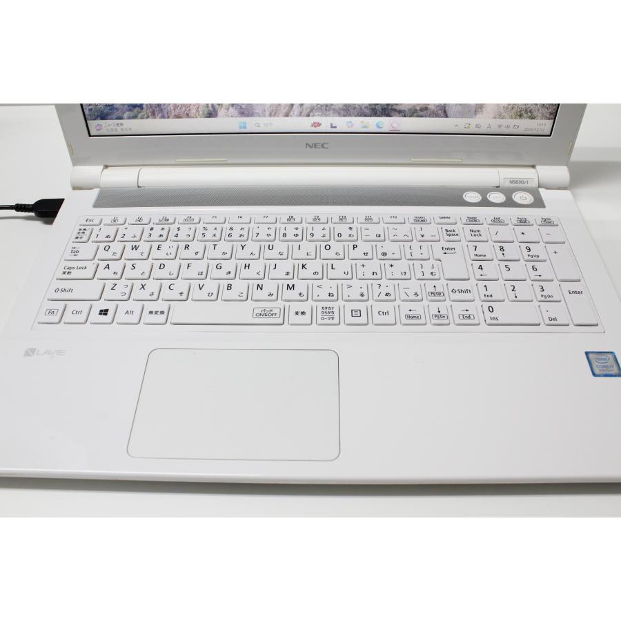 中古ノートPC】NEC〈LAVIE NS630/JAW〉Intel Core i7/SSD256GB/メモリ