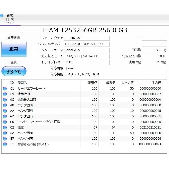 中古ノートPC】東芝〈dynabook T351/57CW〉Intel Core i5/SSD256GB