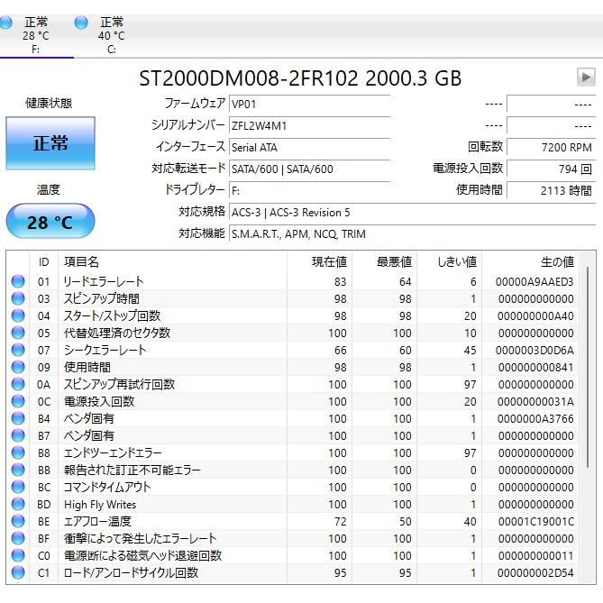 【中古一体型デスクトップPC】HP〈All-in-One スタンダードモデル〉Intel Core i5/SSD256GB+HDD2TB/メモリ8GB (5)の画像