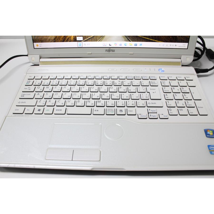 中古ノートPC】富士通〈LIFEBOOK AH77/E〉Intel Core i7/SSD256GB 