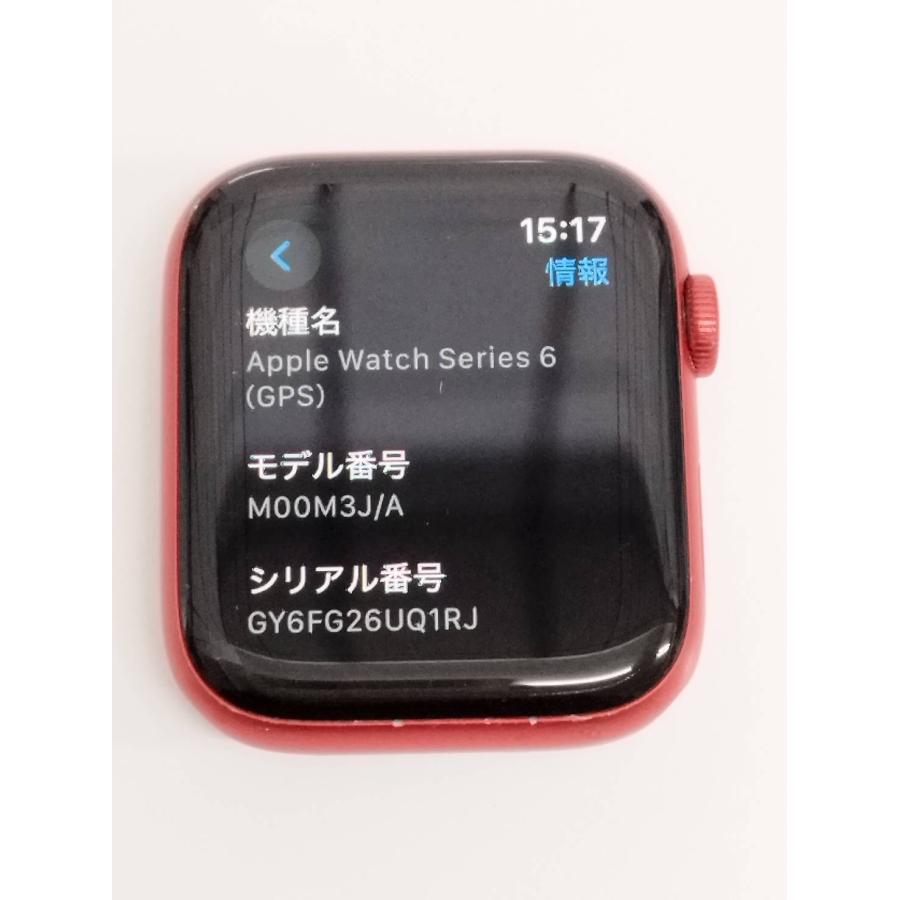 Apple Watch Series 6/GPS/44mm/A2292/レッド〈M00M3J/A〉 (1) : 中古