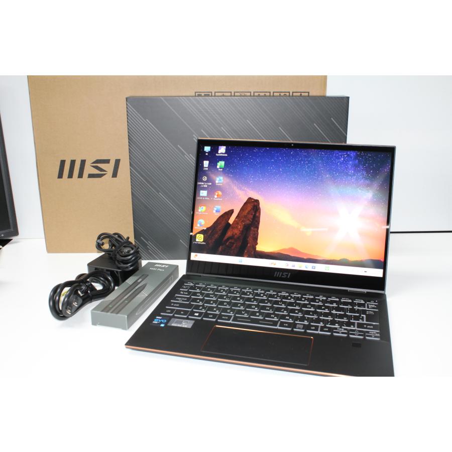 中古ノートPC】MSI〈Summit-E13FlipEvo-A11MT〉Intel Core i5/SSD512GB 