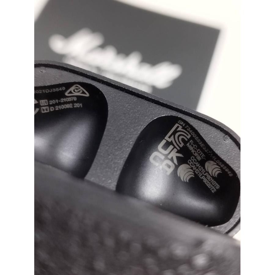美品】Marshall MINOR III/ワイヤレスイヤホン/ブラック : 中古