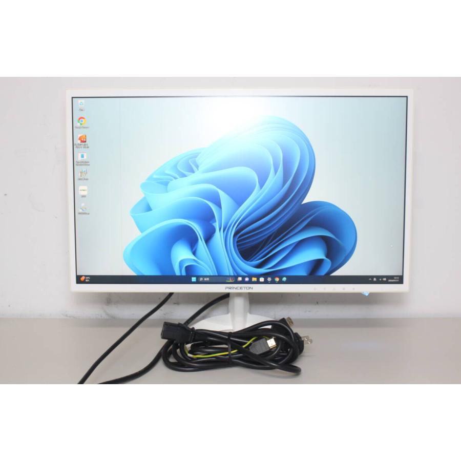 現状品】プリンストン/フルHD液晶モニター/PTFWJA-22W/21.5インチ (6
