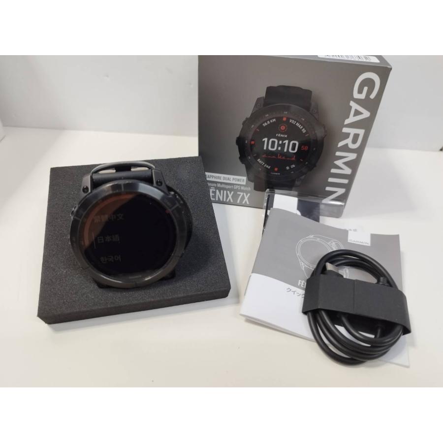 GARMIN FENIX 7X Sapphire Dual Power GPSウォッチ : 中古パソコン 