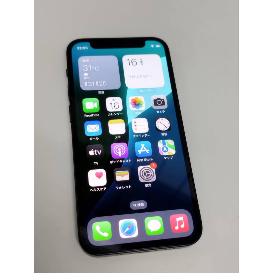 iPhone - iPhone 12 mini 128GB ブラック SIMフリー [MGDJ3J Amazon | 【整備済み品】 Apple iPhone 12 mini 128GB ブラック