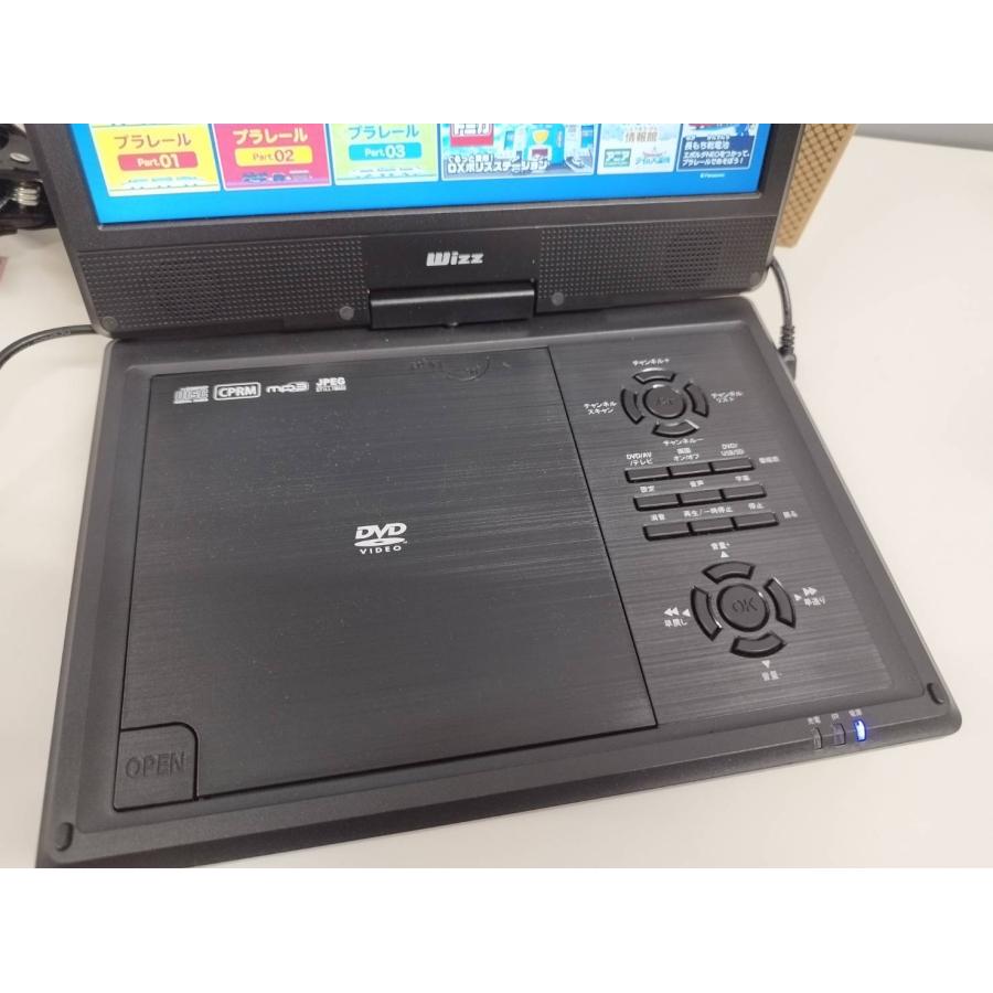 【美品】Wizz WPD-T1091 地デジ対応 10.1インチ ポータブルDVDプレーヤー_4