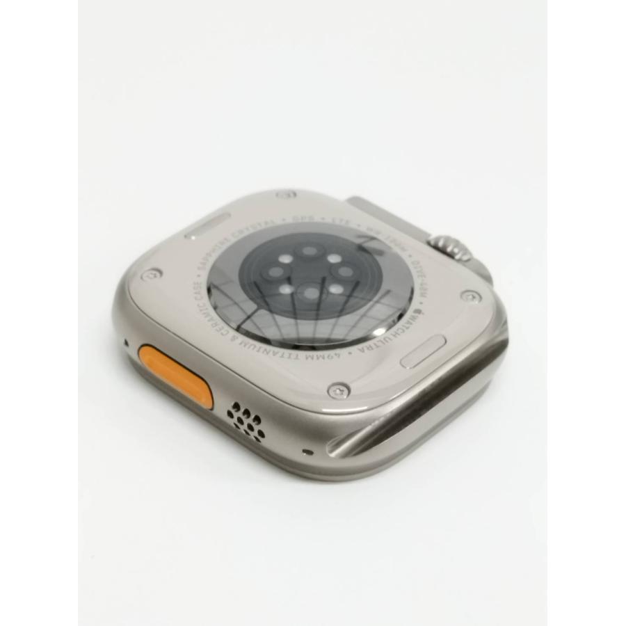 美品】Apple Watch Ultra/GPS+セルラー/49mm/A2684/チタニウム〈MNHG3J