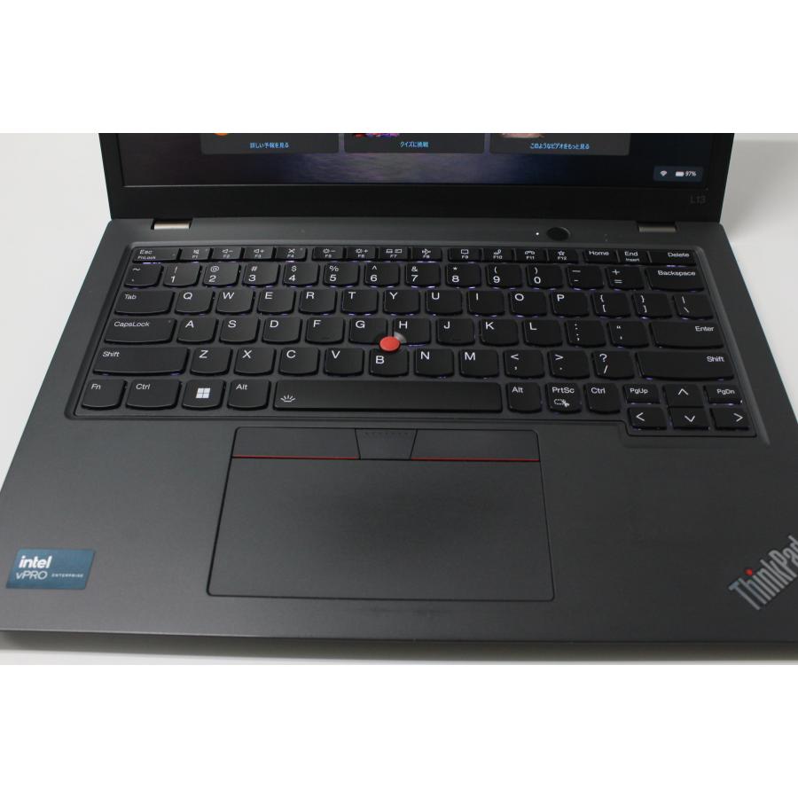 【中古ノートパソコン】Lenovo〈ThinkPad L13 Gen5〉Core Ultra5/SSD256GB/メモリ16GB/Windows11/Office2021 (6) |  | 04