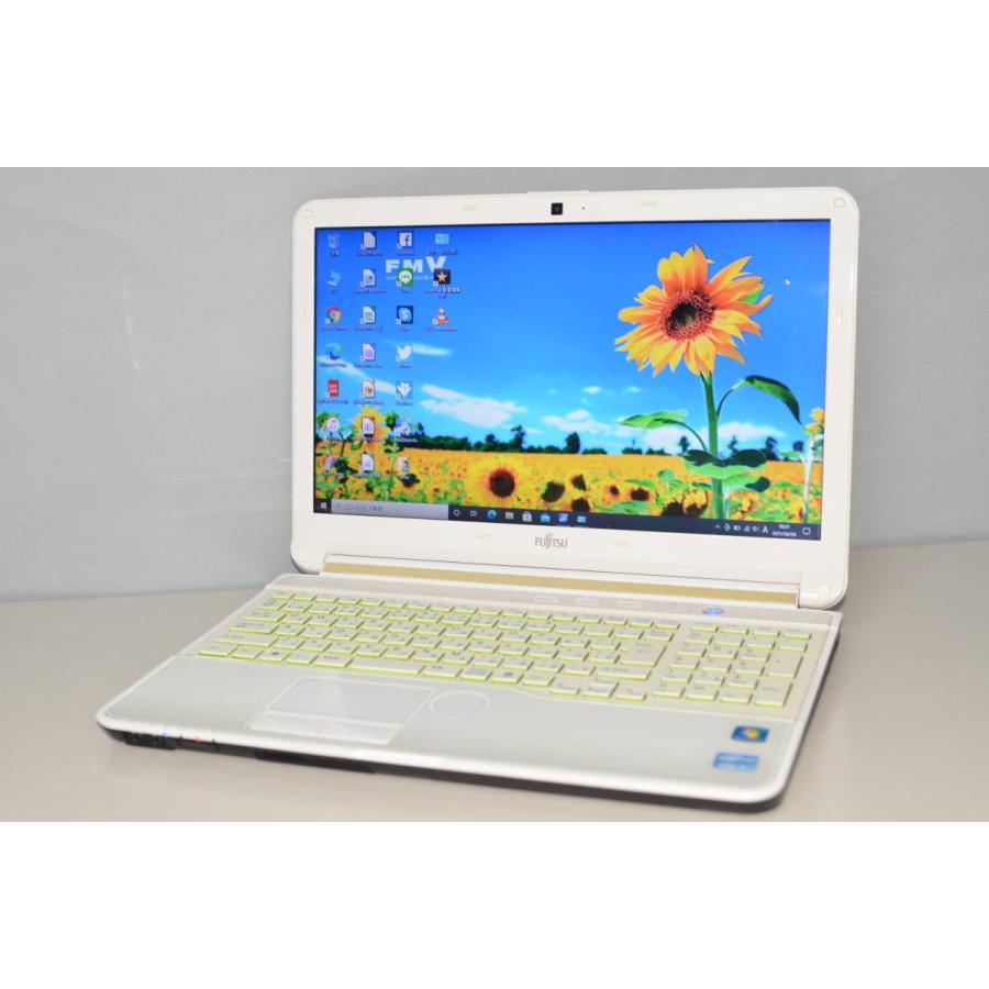 最新Windows10+office 爆速SSD256GB 富士通 AH54/G core i5-2450M