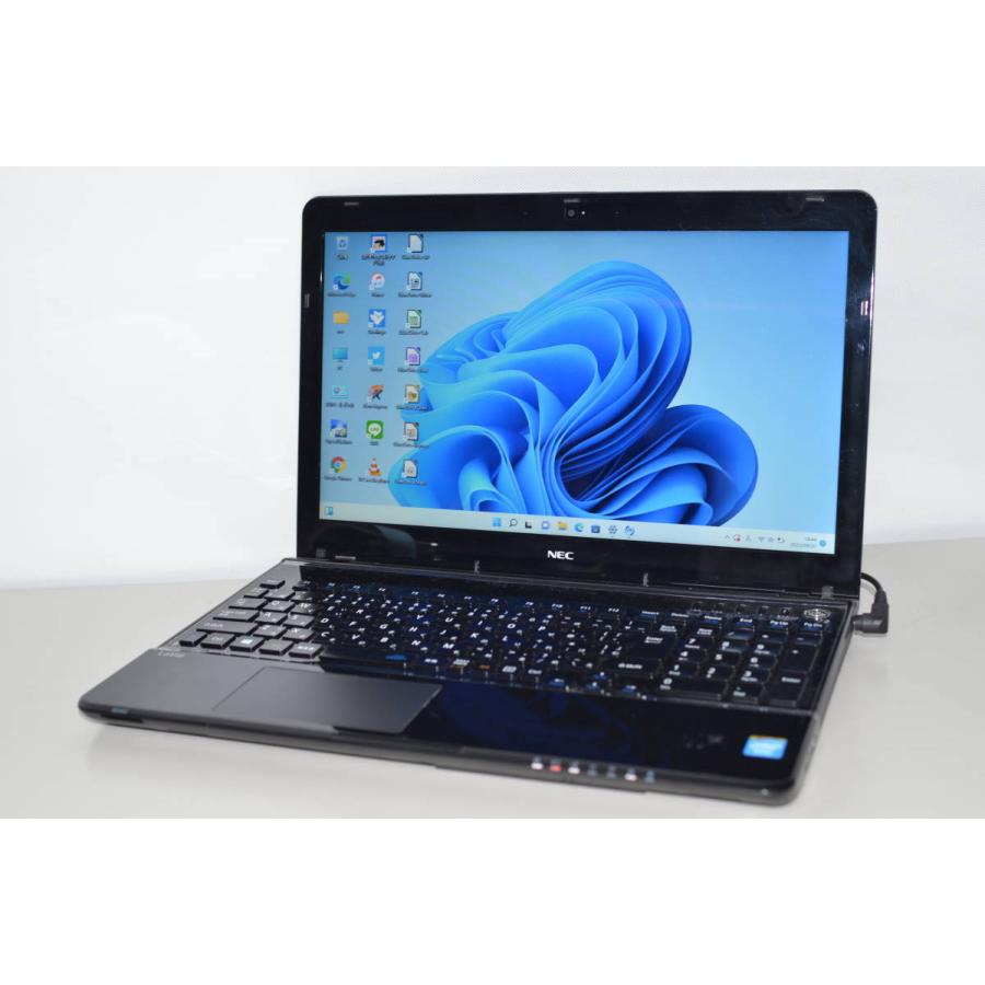 中古ノートパソコン NEC PC-N1585AAL Windows11+office 爆速SSD1TB AMD 