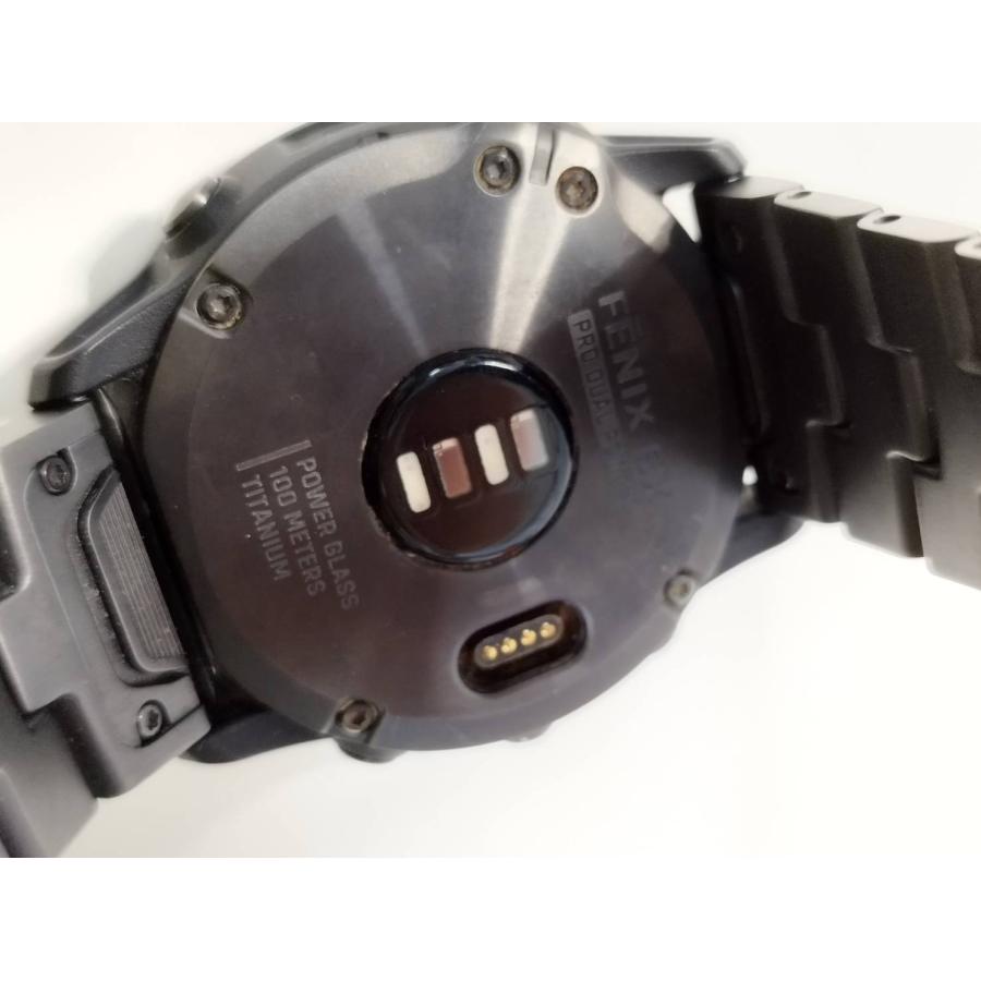 GARMIN FENIX 6X PRO DUAL POWER/Gray Titanium チタンバンド 
