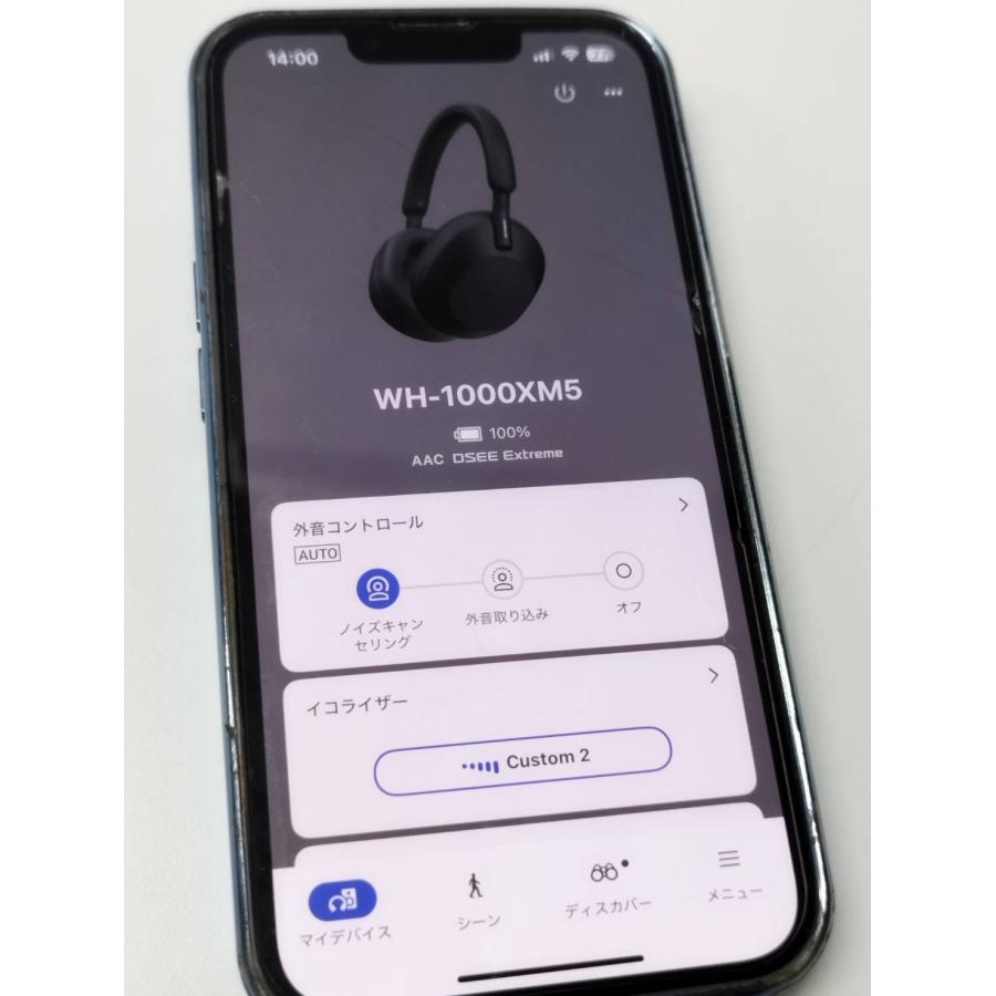 ソニーWH-1000XM5ワイヤレスヘッドホン　中古品 中古(A)] ソニー ワイヤレスノイズキャンセリングヘッドホン WH