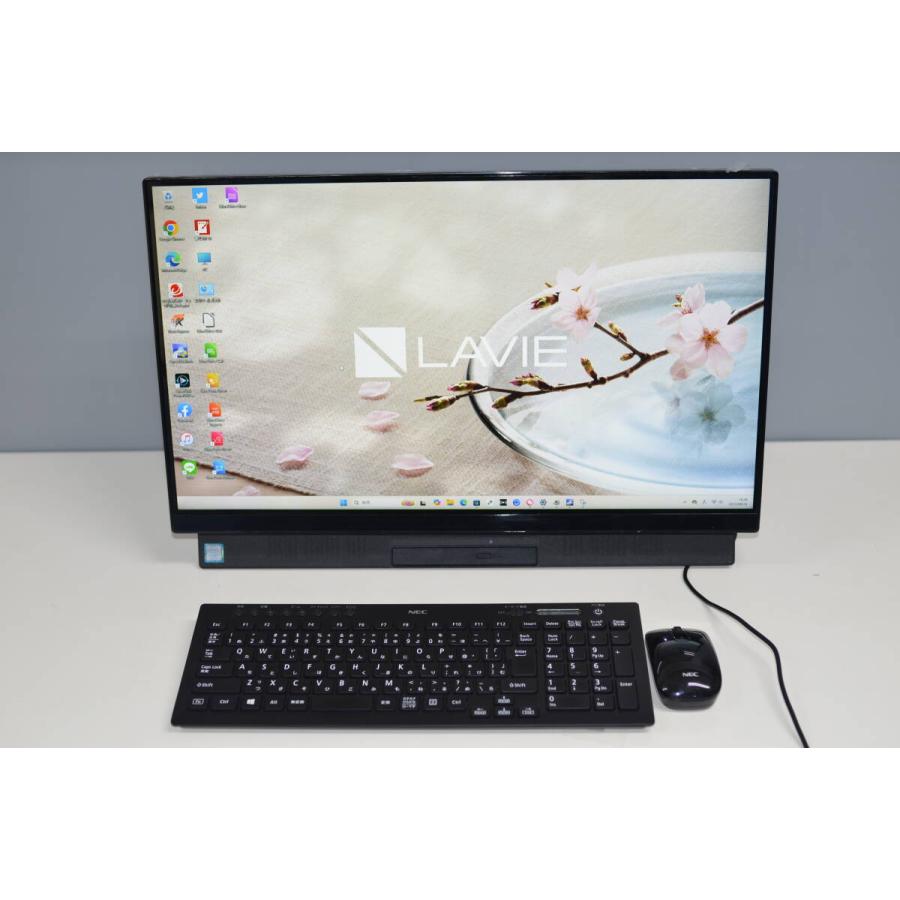 中古一体型パソコン Windows11+office NEC HA770/R Core i7-10510U/SSD512GB+HDD3TB/メモリ16GB/ブルーレイ/無線/23.8インチ/テレビ機能 中古一体型パソコン Windows11+office NEC HA770/R Core i7-10510U