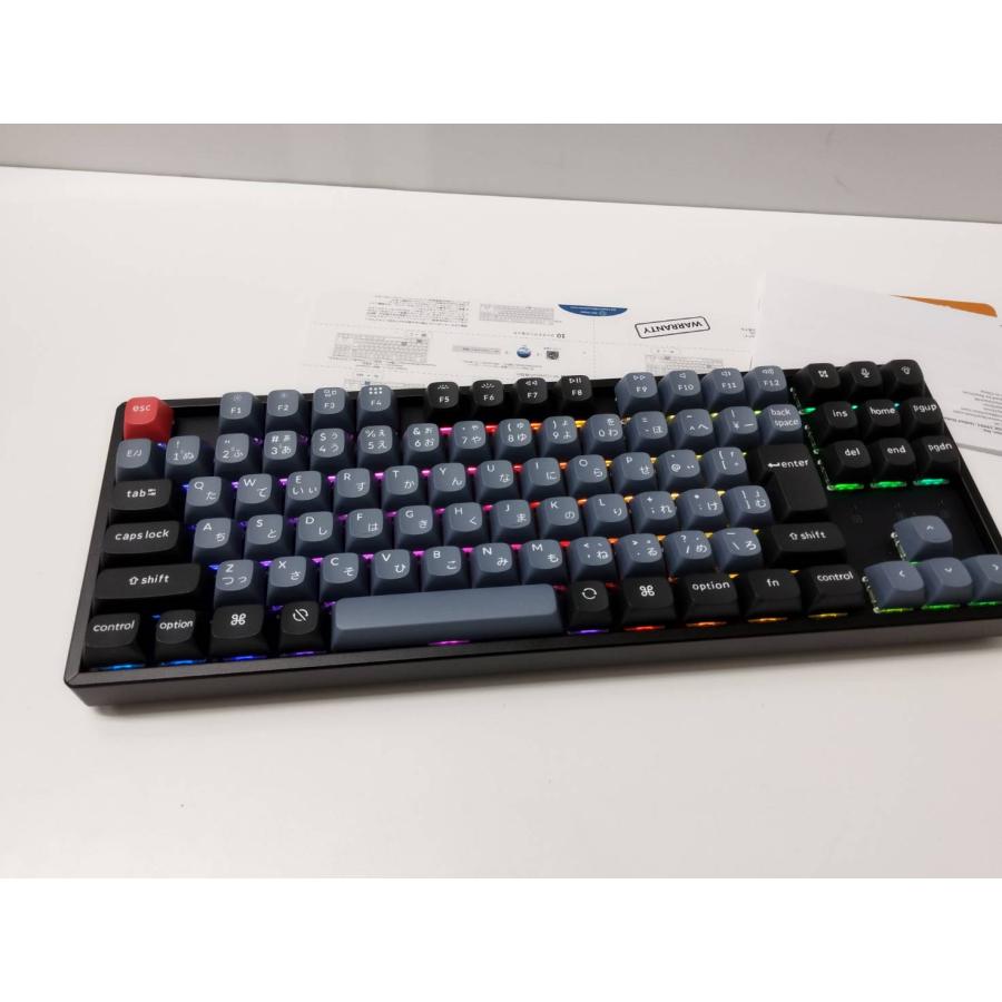 【美品】Keychron K8 Pro メカニカルキーボード/赤軸/K8P-J6P-JIS Keychron K8 Pro 日本語配列 (JIS配列) ワイヤレス メカニカル