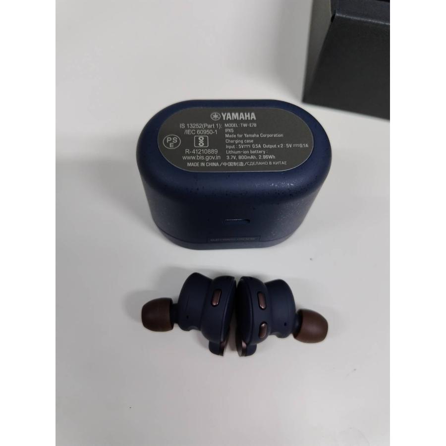 未使用に近い】YAMAHA TW-E7B/ワイヤレスイヤホン/ダークブルー : 中古