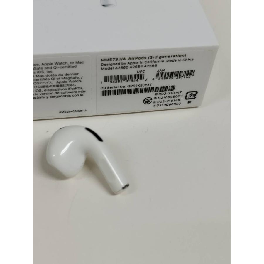 訳アリ】Apple AirPods 第3世代/A2564/ワイヤレスイヤホン/左耳のみ
