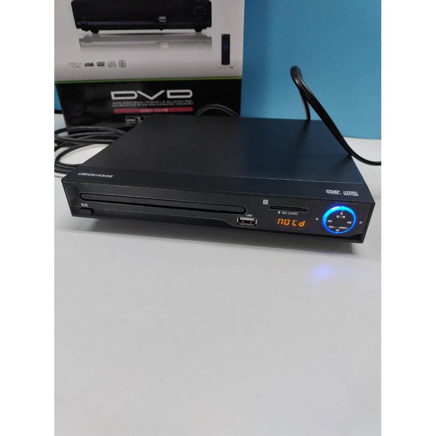 【動作品】GREEN HOUSE DVDプレーヤー/GH-DVP1K-BK |  | 02