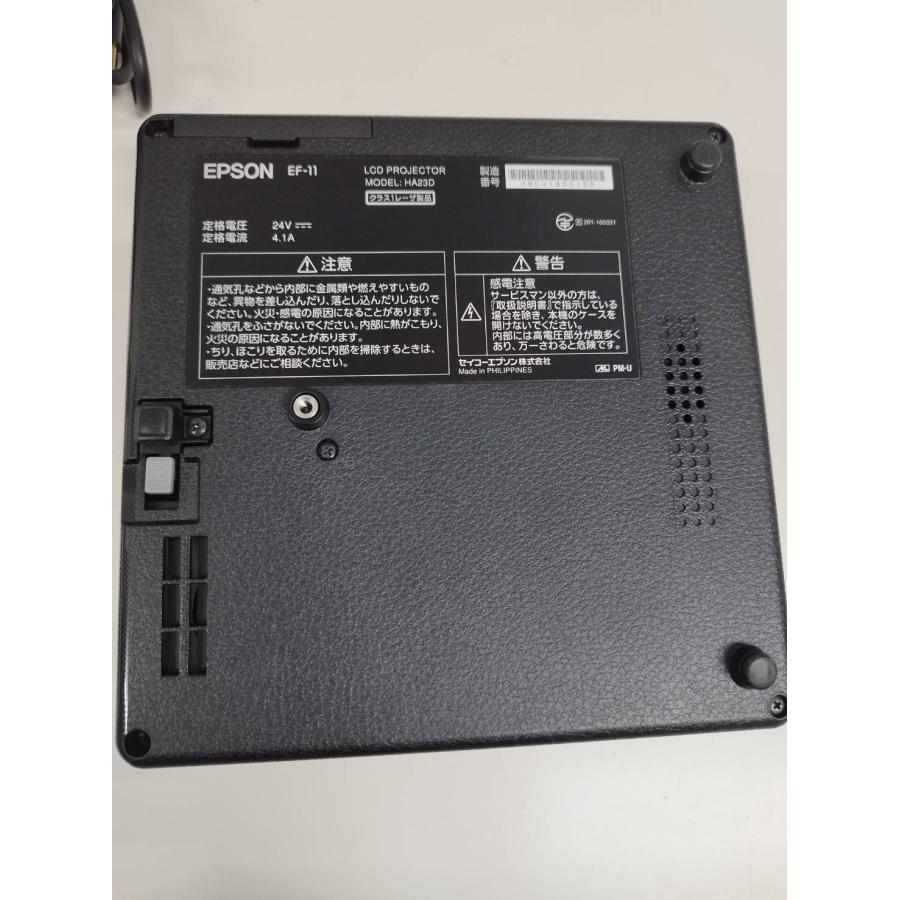 未使用に近い】EPSON EF-11 レーザープロジェクター : 中古パソコン