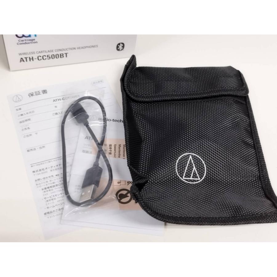 未使用に近い】audio-technica ATH-CC500BT/ワイヤレス骨伝導イヤホン
