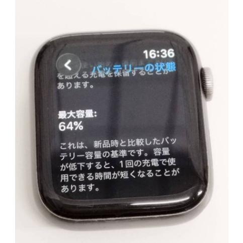 Apple Watch Nike Series 6/GPS/44mm/A2292/スペースグレイ/アップルウォッチ/純正バンド/本体〈MG173J/A〉バッテリー64％ |  | 06