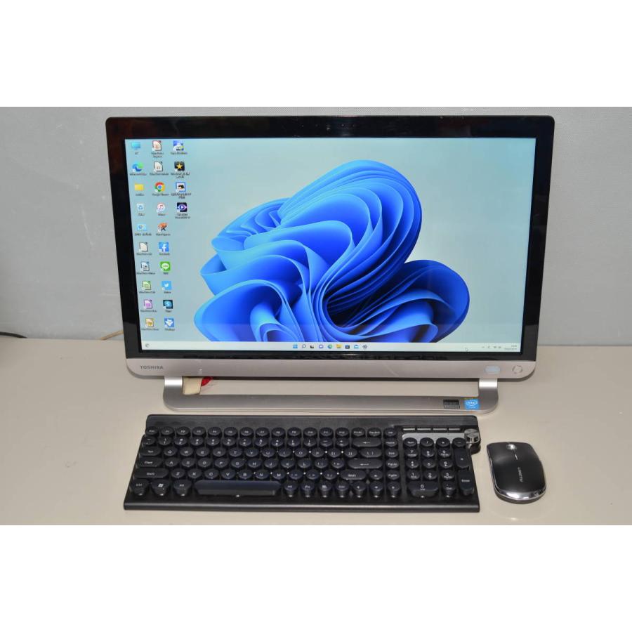 中古良品 一体型パソコン 最新Windows11+office 東芝 D41/TB Celeron