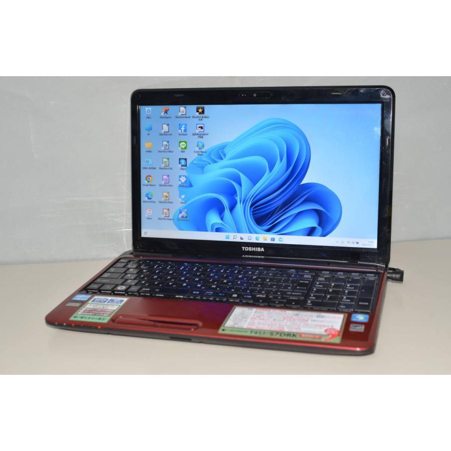 新品SSD512GB 東芝 T451/57DRK i7-2670QM/8GB 最新Windows11+office 爆速新品SSD512GB 東芝Dynabook T451
