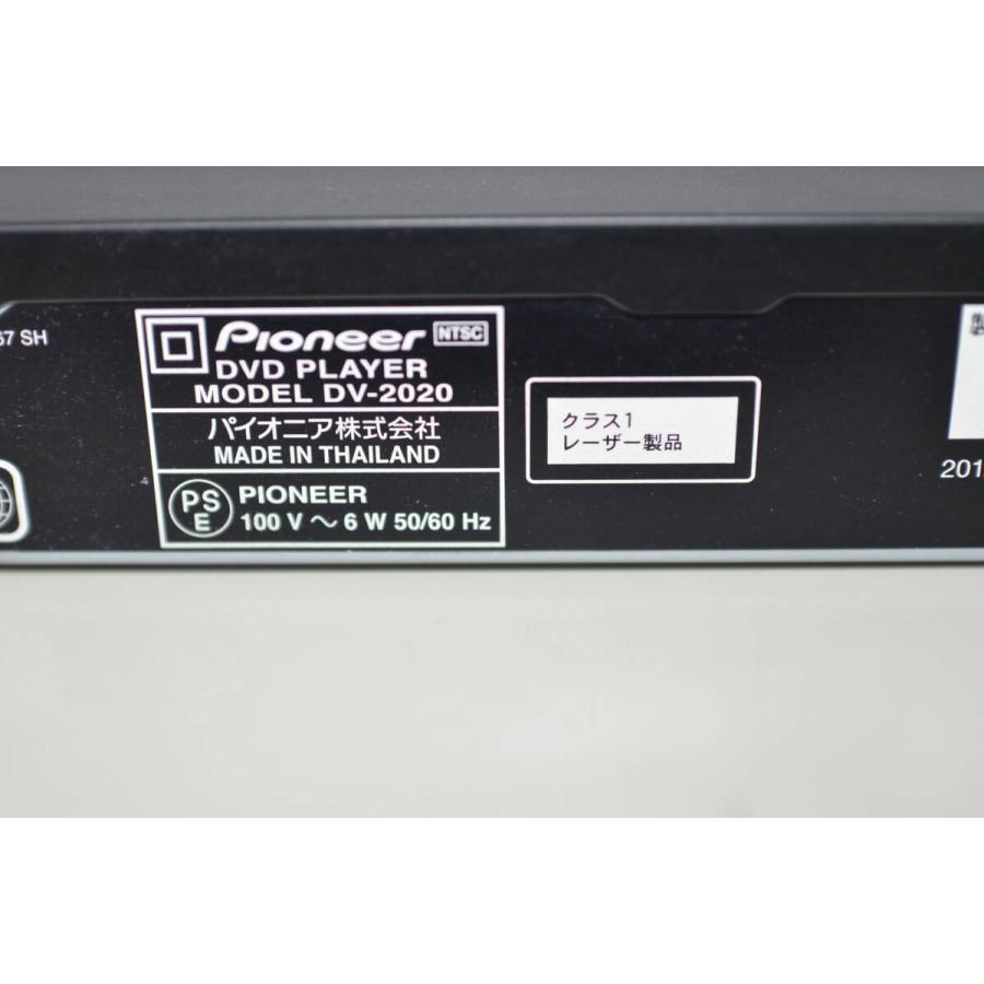 ☆中古良品☆Pioneer DV-2020 ブラック DVDプレーヤー 確認済