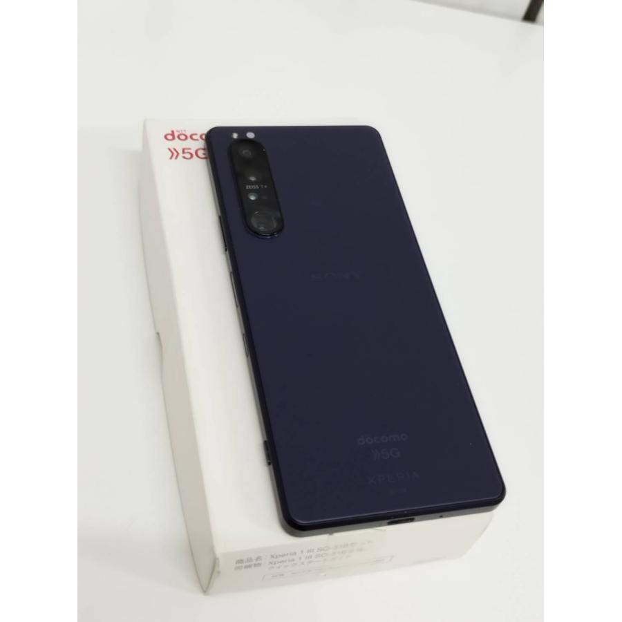 傷少XPERIA 1 III SO-51B(PR)ガラス付き SIMロック解除済 SIMロック解除済】Xperia 1 III/SO-51B/256GB/スマホ/Android