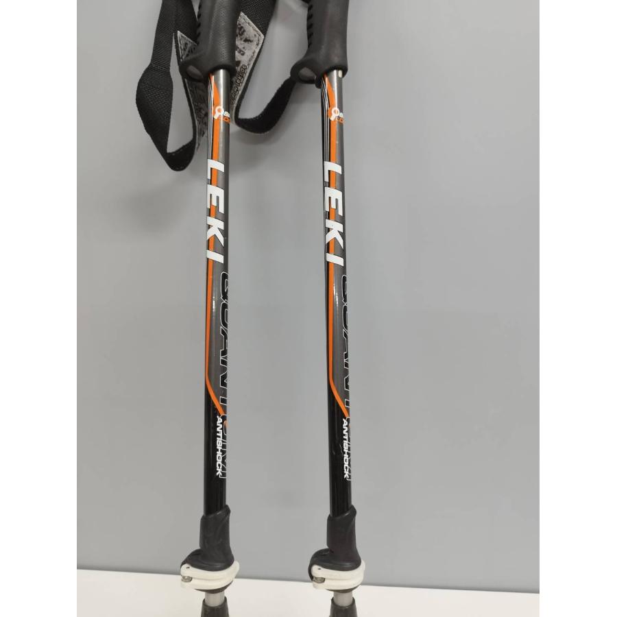 LEKI レキ QUANTUM アンチショック/トレッキングポール/130cm : 中古 