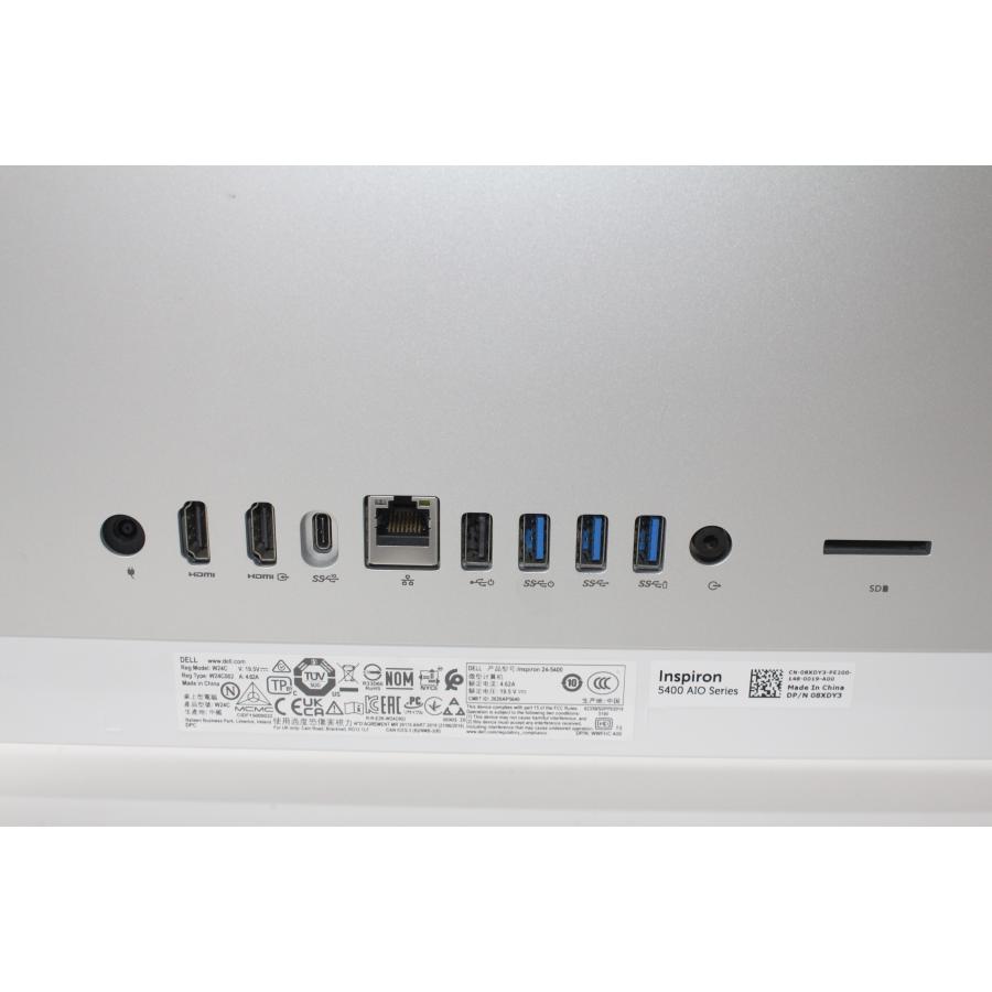 【中古一体型デスクトップ】Dell〈Inspiron 5400 AIO〉第11世代Core i5/SSD256GB+HDD1TB/メモリ8GB/Windows11/Office2021 (5) |  | 09
