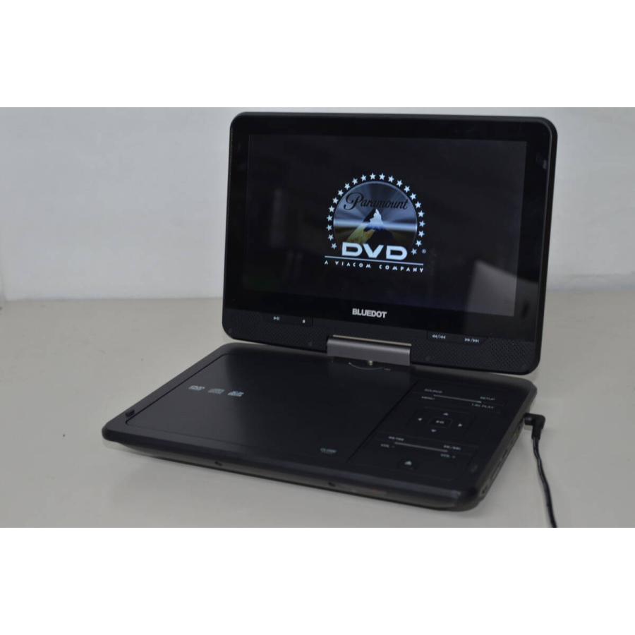 中古 ポータブルDVDプレーヤー BLUEDOT 10インチ BDP-1030K DVD