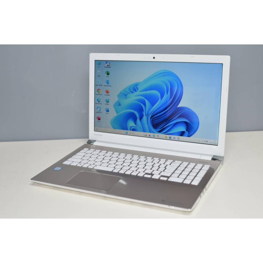 中古ノートパソコン 東芝 T45/CGD Windows11+office 爆速SSD256GB core i3-7100U/メモリ8GB/15.6インチ/webカメラ/無線/DVDマルチ搭載 中古ノートパソコン 東芝 T45/CGD Windows11+office 爆速SSD256GB core