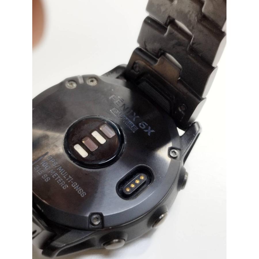 GARMIN FENIX 6X Sapphire スマートウォッチ/チタンバンド : 中古 