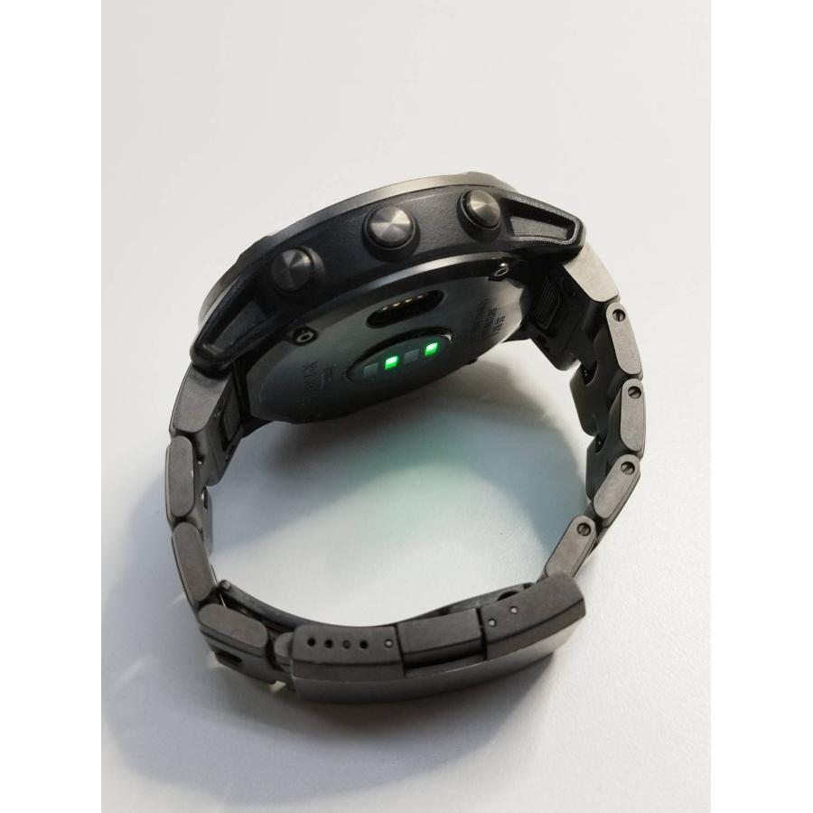 GARMIN FENIX 6X Sapphire スマートウォッチ/チタンバンド : 中古 