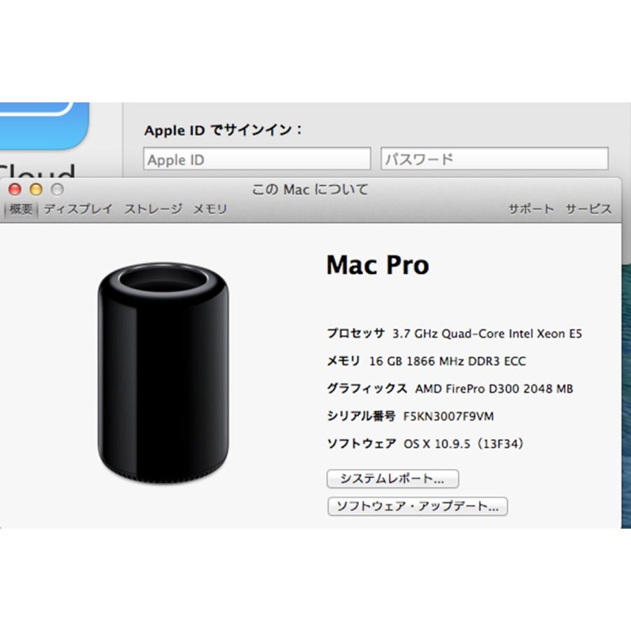Mac Pro（Late 2013）256GB/16GB〈ME253J/A〉(4) : 中古パソコン