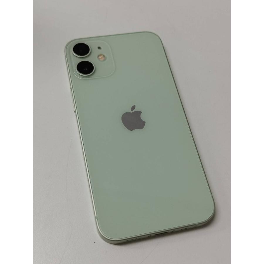 スマートフォン本体 iPhone 12 mini 128GB MGDQ3J/A - 3334 中古 iPhone12 mini Green 128GB バッテリー 100% MGDQ3J/A