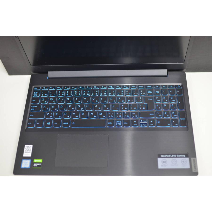 中古ゲーミングノートパソコン LENOVO L340 Windows11+office core i7-9750H/メモリ8GB/爆速SSD256GB+HDD1TB/15.6インチ/GTX1050/WEBカメラ 中古ゲーミングノートパソコン LENOVO L340 Windows11+office core i7