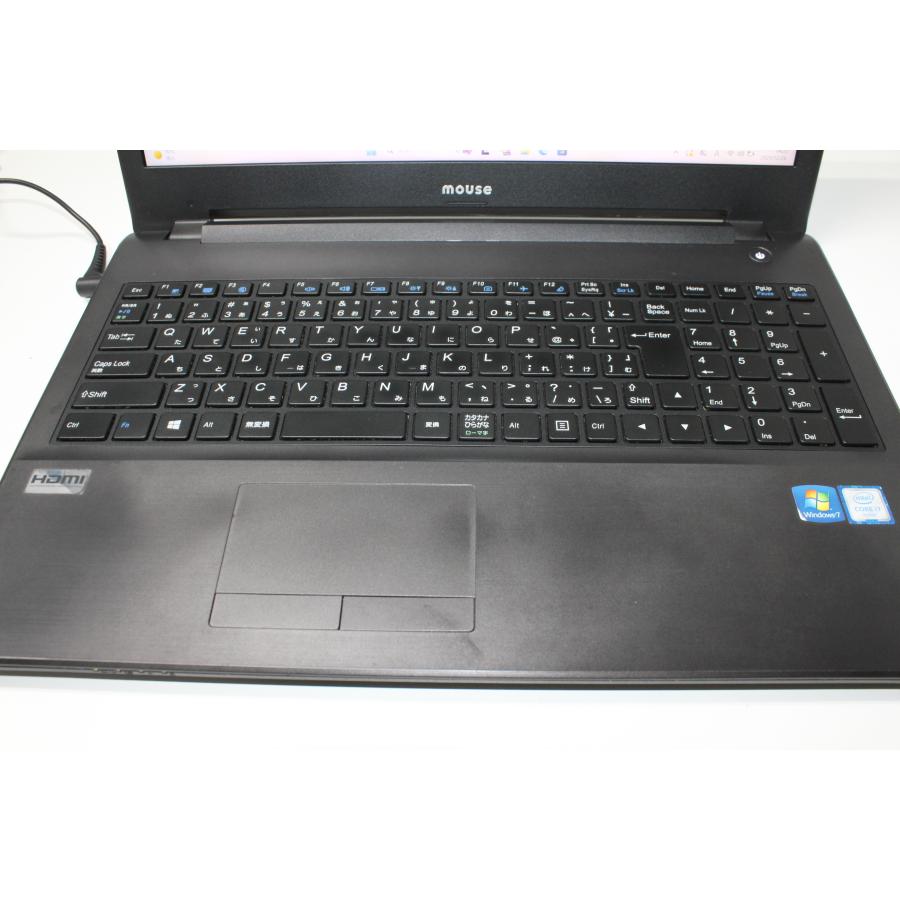 中古ノートPC】mouse〈W950JU〉Intel Core i7/SSD500GB/メモリ8GB (5 