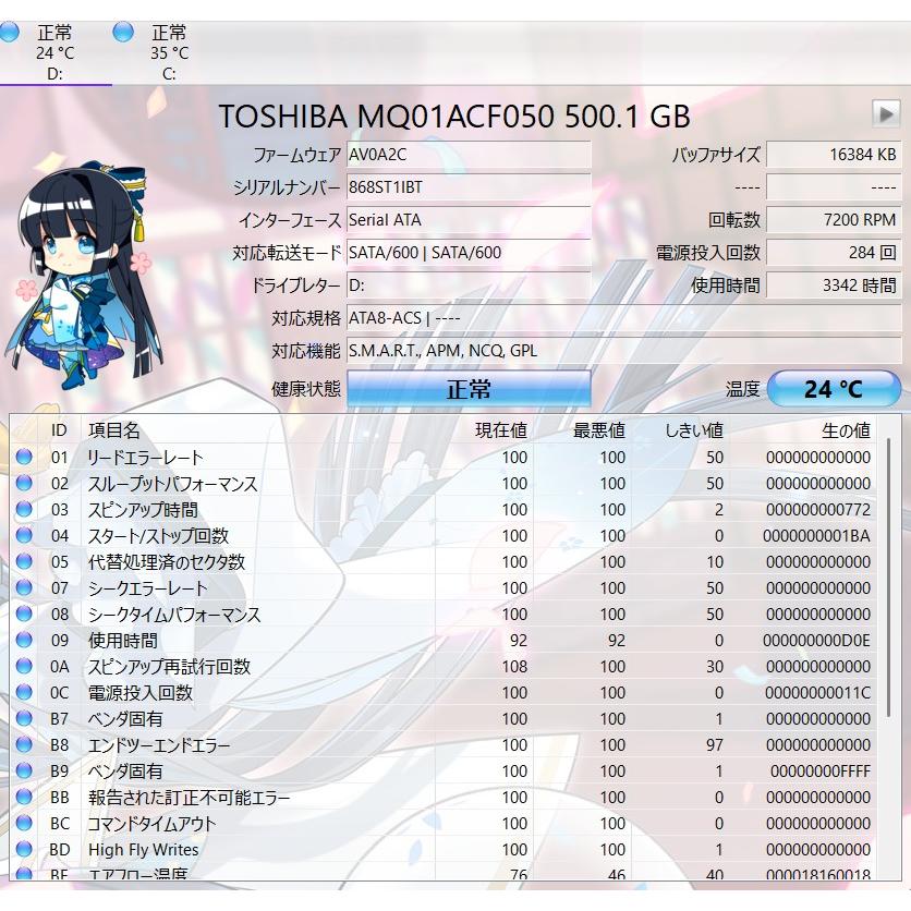 中古ノートPC】mouse〈W950JU〉Intel Core i7/SSD500GB/メモリ8GB (5 