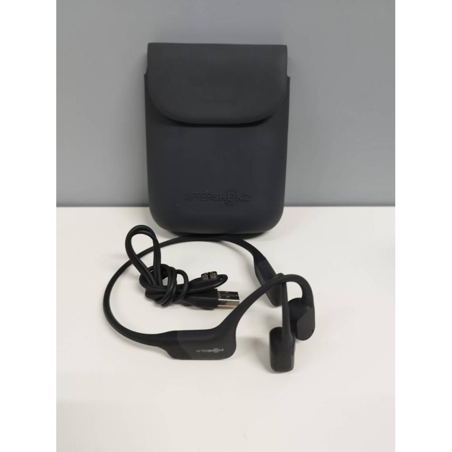 良品】AFTERSHOKZ Aeropex/AS800/骨伝導イヤホン/コズミックブラック