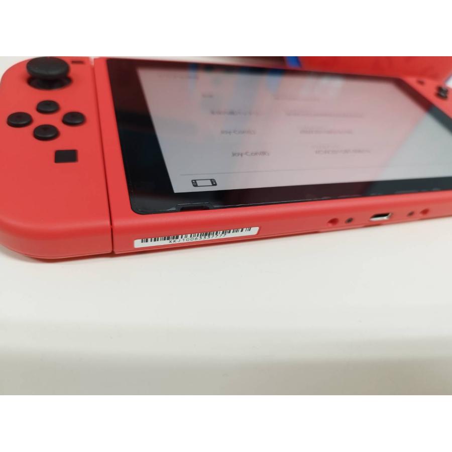 未使用に近い】Nintendo Switch HAC-001(-01)/2021年製/マリオレッド 