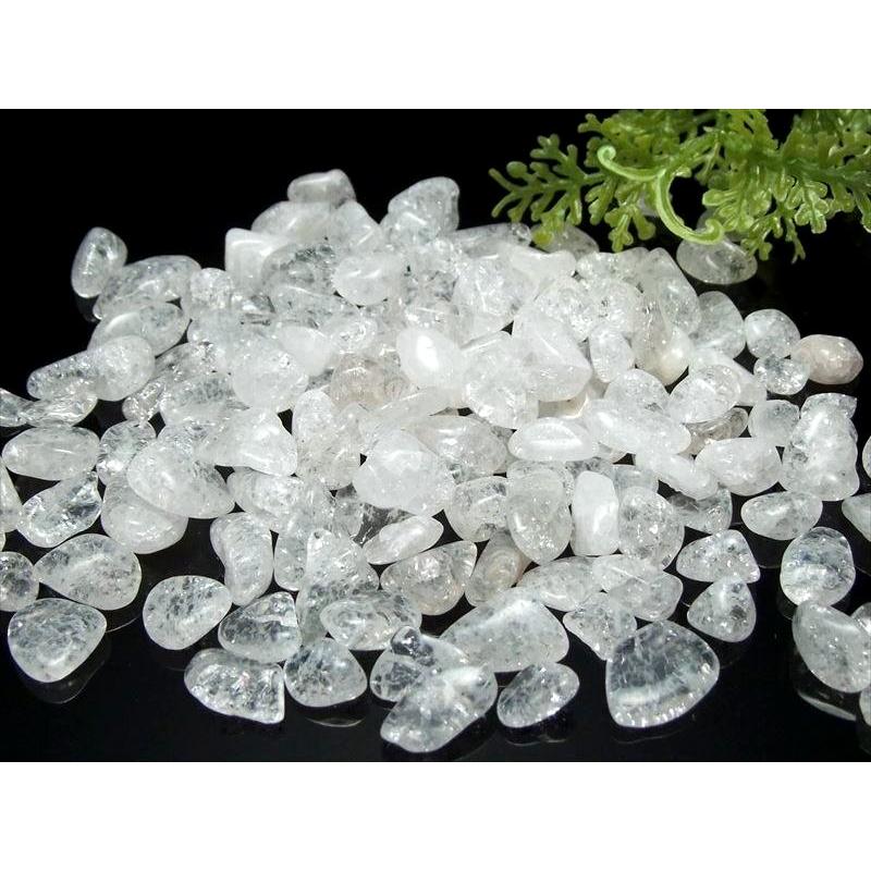 AA水晶 きらきら爆裂水晶 さざれ 200グラム AA透明クラックレインボー