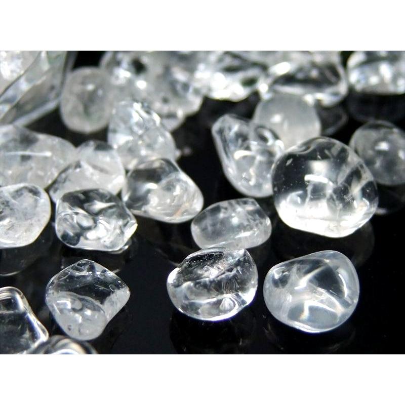 4A 水晶 さざれ 中粒サイズ 約200g 平均の大きさ約7mm-16mm 透明水晶